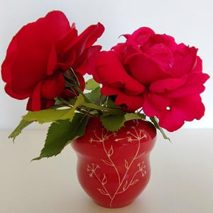 small porcelain vase