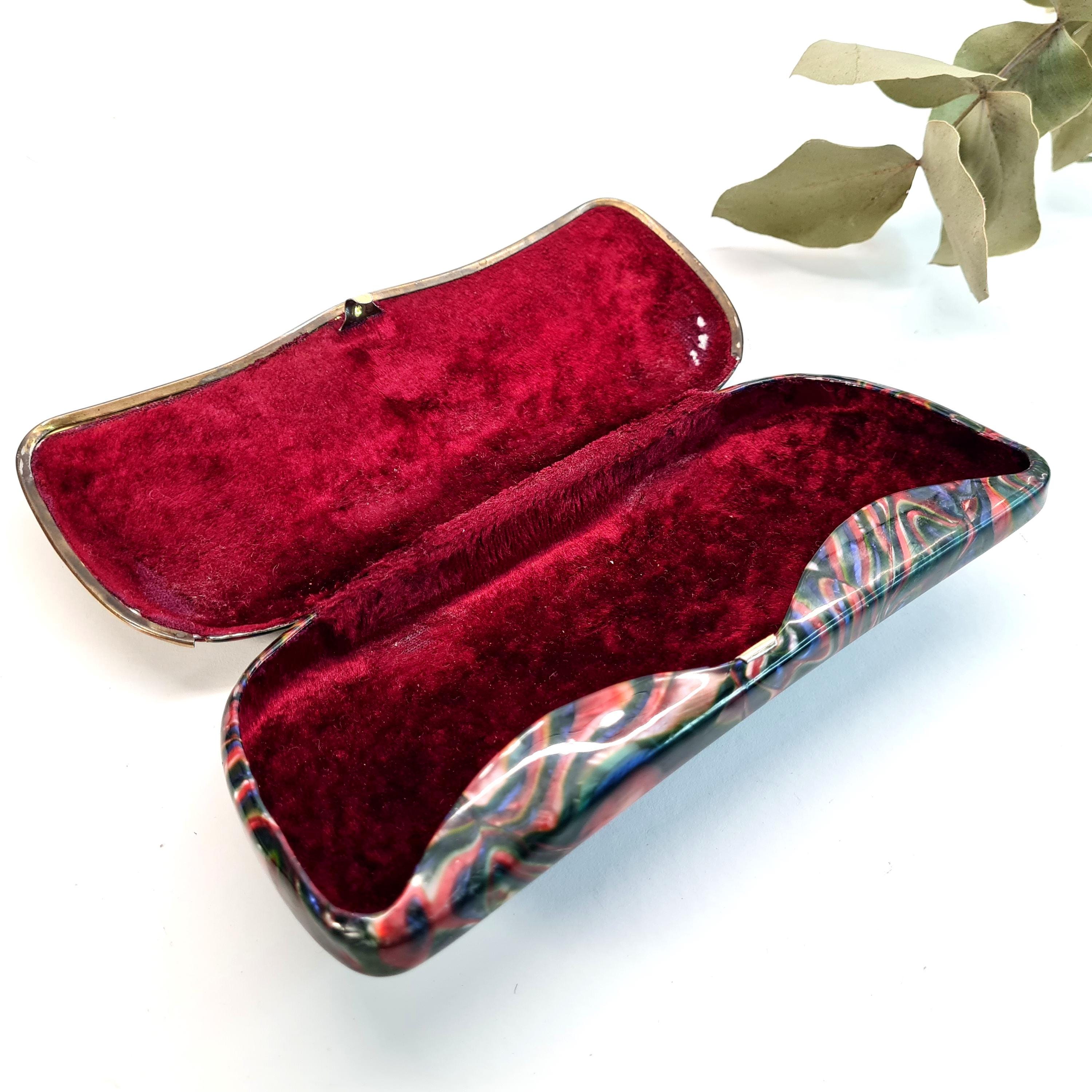 FEFI Custodia Rigida Per Occhiali LEAF Con Rivestimento Vellutato