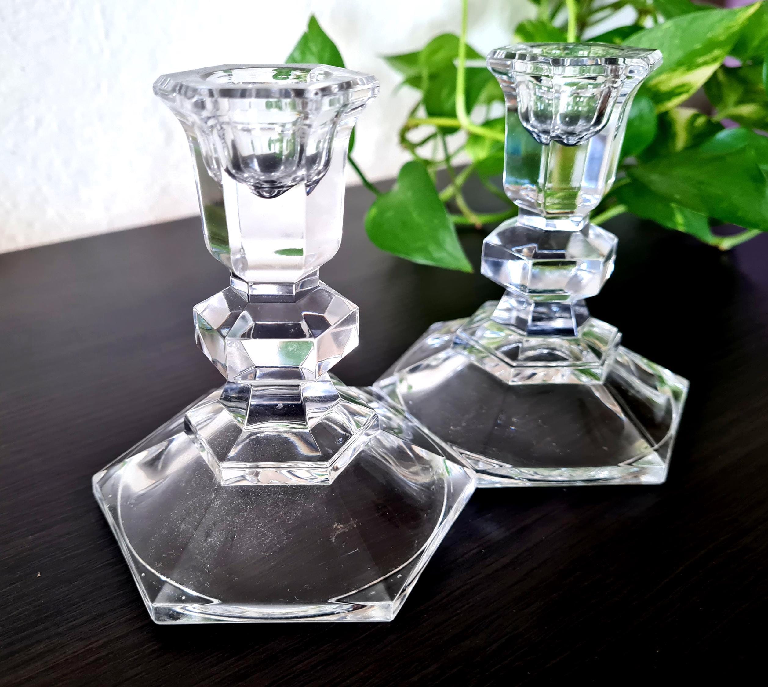 Mikasa Crystal Candle Holdersnull