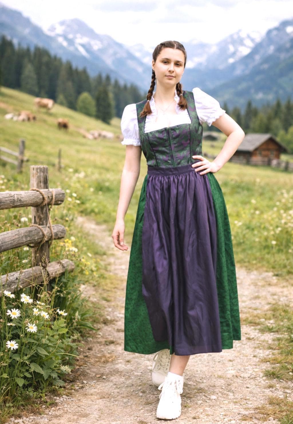 ladies t-shirt dress Women's 100% Organic Cotton T-Shirt Dress XS / Peacock main image 0