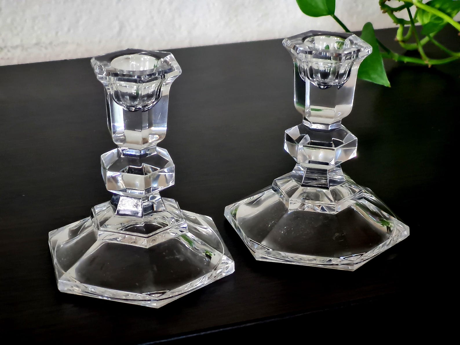 Mikasa Crystal Candle Holdersnull