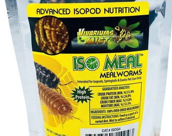 Iso Meal Isopod Food Isopods Mealworms Springtails Bioactive