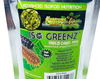 Freeze Dried Peas Isopods Isopod Food