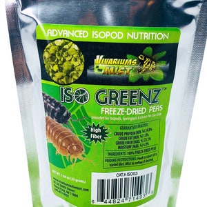 Freeze Dried Peas Isopods Isopod Food