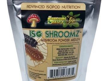 Iso Shroomz - Mushroom Powder Medley Isopods Isopod Food