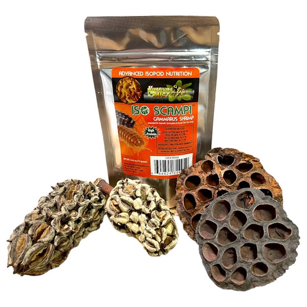 Iso Scampi Isopod Enrichment Kit - Isopod Food Bioactive Botanicals Isopods