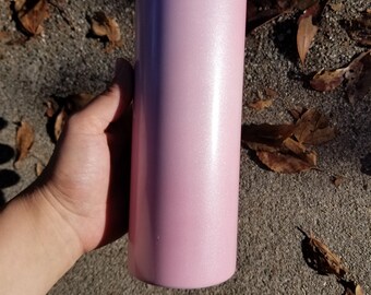 Vaso delgado de 20 oz con cambio de color UV