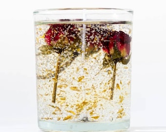 Jelly Essential Oil Vela perfumada con flor real