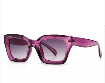 Gafas de sol cuadradas y gruesas de los 90 unisex