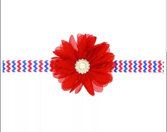 Paquete de 9 diademas para bebé niña para el 4 de julio