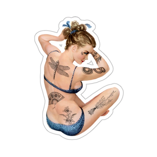 Tatted Pinup Sticker