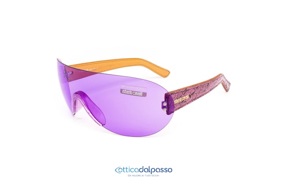 Vintage Roberto Cavalli Purple Sunglasses Roberto Cavalli Vintage Y2k Aviator Style Sunglasses Purple  main image 4