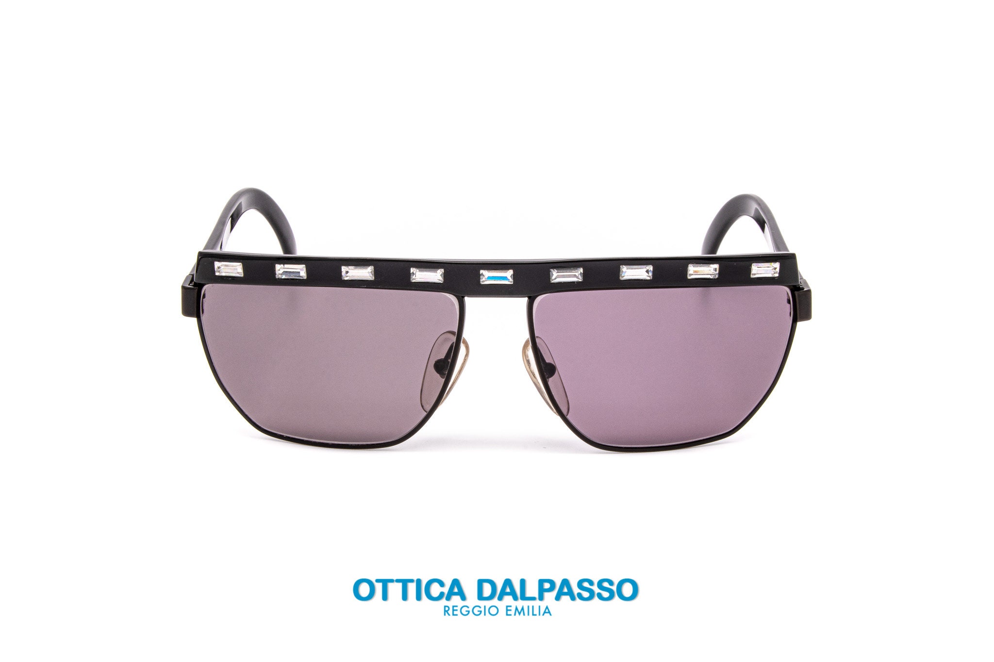 Paloma Picasso 3706 Vintage Sunglasses Frames Only Vintage Sunglasses Paloma Picasso 3706 Purple Gold Square  main image 4