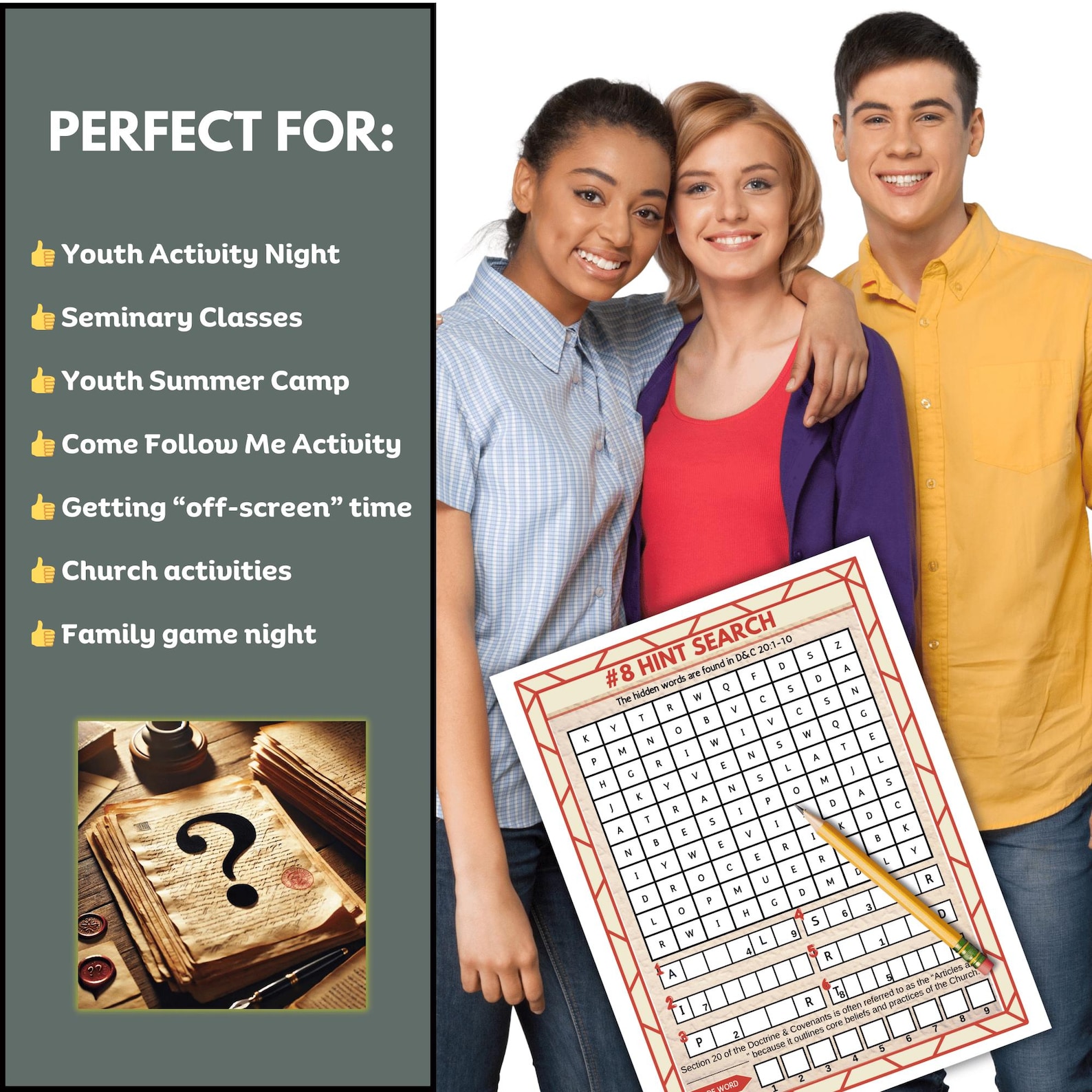 Church Organization Escape Room: Come Follow Me Activity (print & Play ...