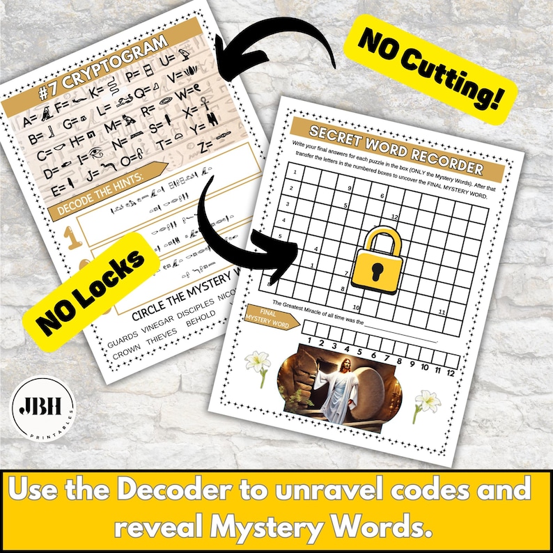 The Empty Tomb Escape Room, Christian Easter Activity, Printable ...