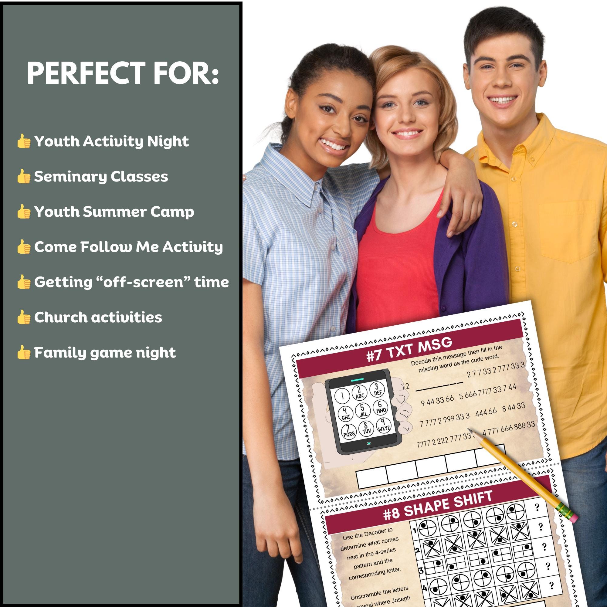 Sacred Grove Escape Room: LDS First Vision Puzzle Quest (printable) - Etsy