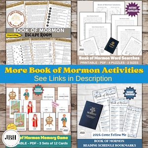 Book of Mormon Escape Room Game: "the Quest for the Brass Plates", LDS ...