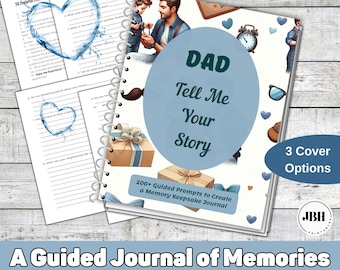 Memorias de la vida de papá: Diario guiado con indicaciones (Descarga digital)