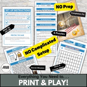 Priesthood & Plates Escape Room: Come Follow Me Activity (printable) - Etsy