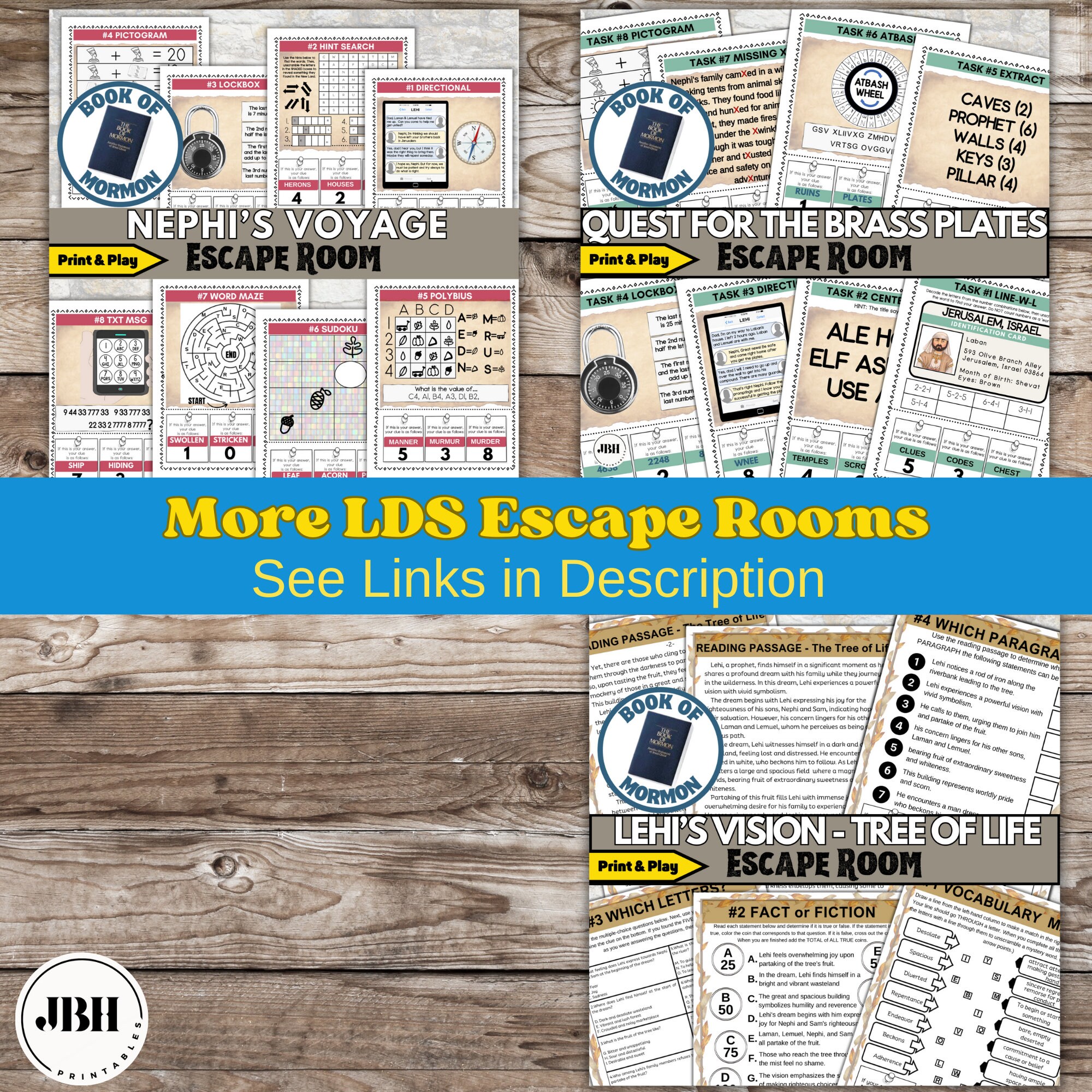 幕屋の迷子脱出ゲーム：日曜学校の青少年向けアクティビティ（PDF） - Etsy 日本