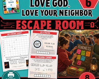FSY Escape Room: Love God, Love Neighbor -  Chapter 6, Printable Youth Activity