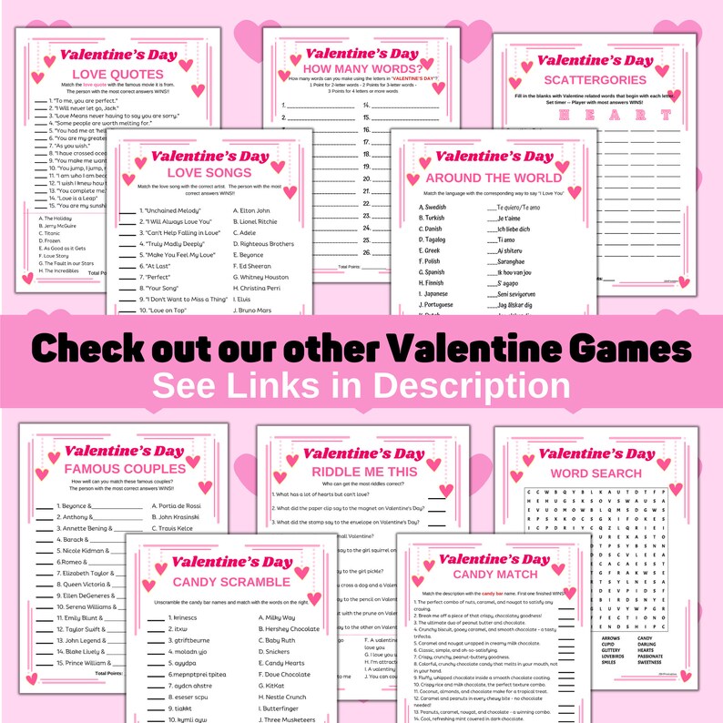Candy Madness Valentine's Roll the Dice Game 2 Sizes, Candy Exchange