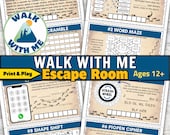 Walk With Me LDS Escape Room, Printable Youth Activity, 2026 Youth Theme Game, LDS Youth Scripture Escape Room, Christ-Centered Family Fun