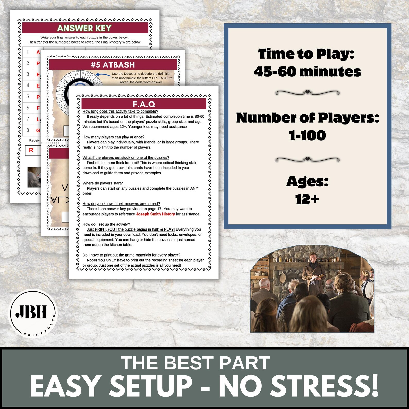 Sacred Grove Escape Room: LDS First Vision Puzzle Quest (printable) - Etsy