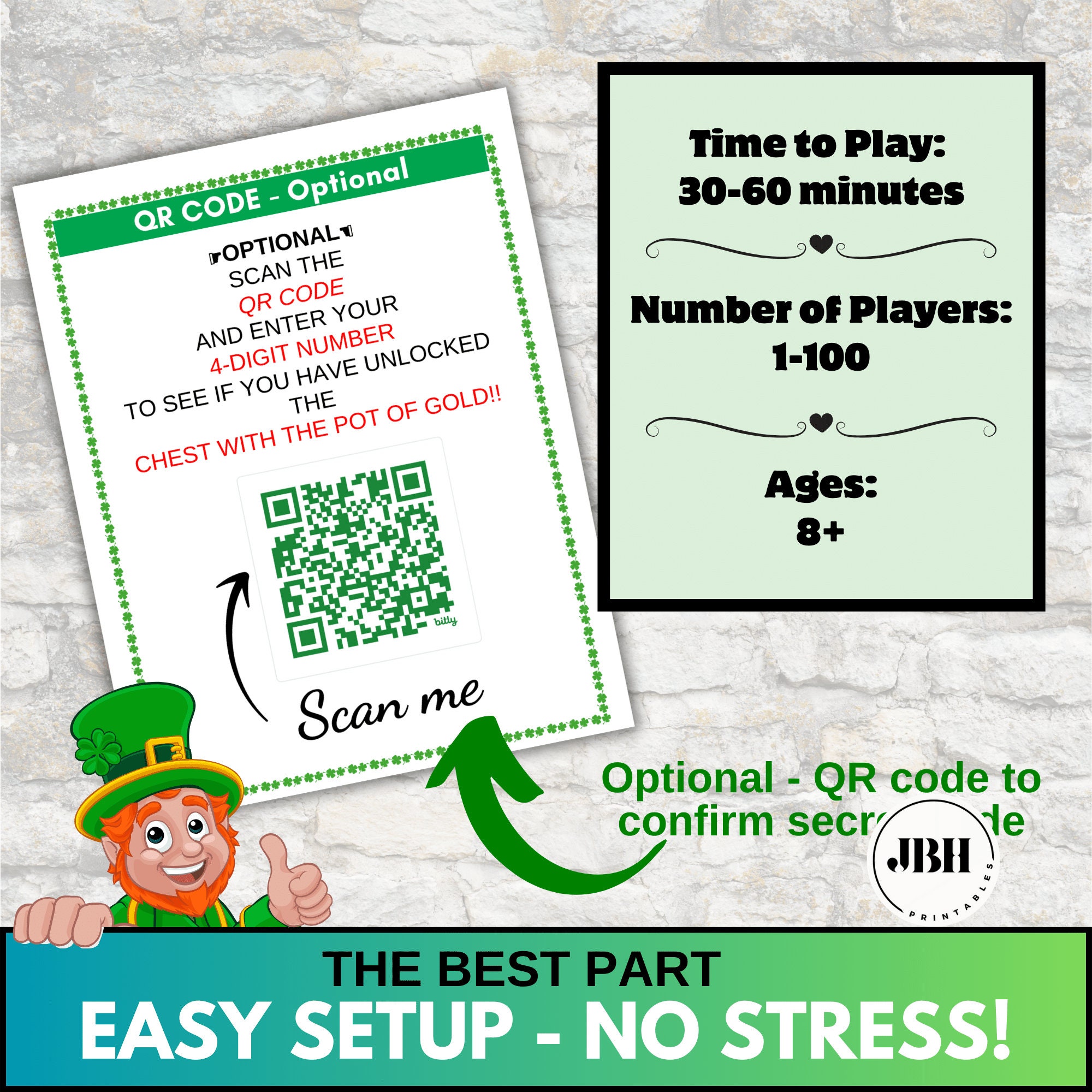 Printable Lucky Leprechaun Escape Room: 10 Puzzles, Ages 8 and Up, St ...