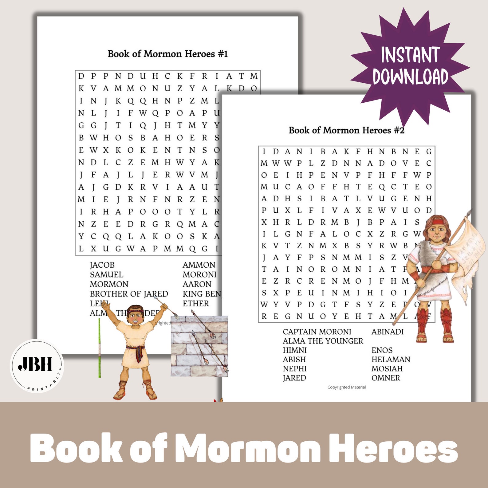Book of Mormon Scripture Study, Fun Word Searches, LDS Word Search ...