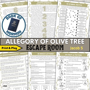 Book of Mormon Escape Room: Allegory of the Olive Tree (PDF)