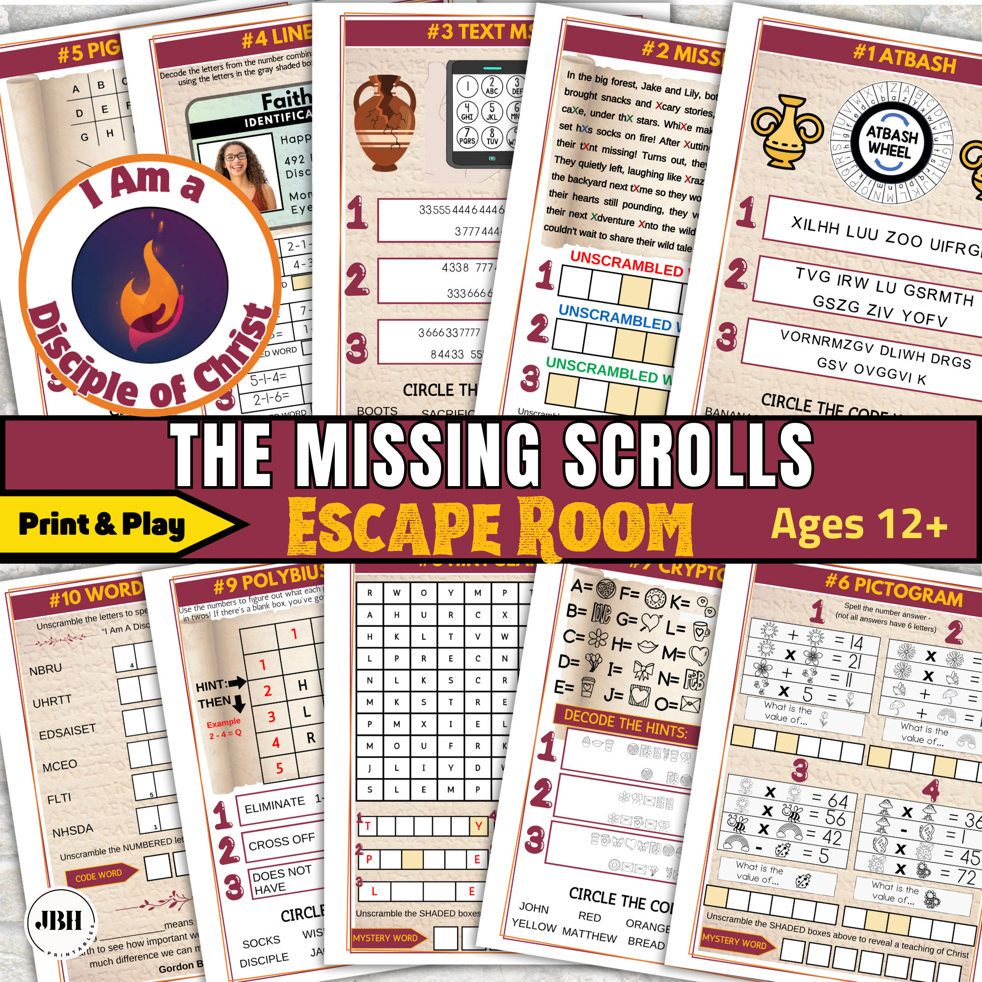 Printable LDS Youth Escape Room: Uncover the Secrets of 'the Missing ...