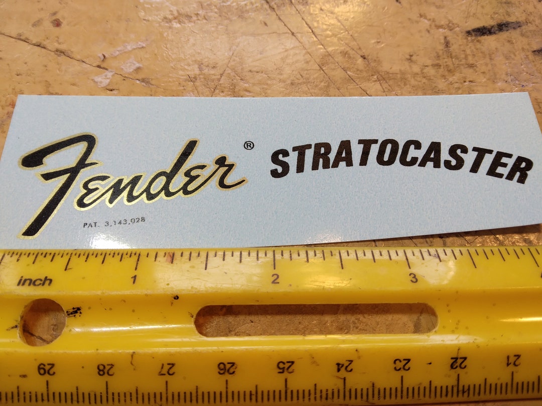 Electric Guitar Waterslide Decal Metallic Ink Guitar Decal Etsy