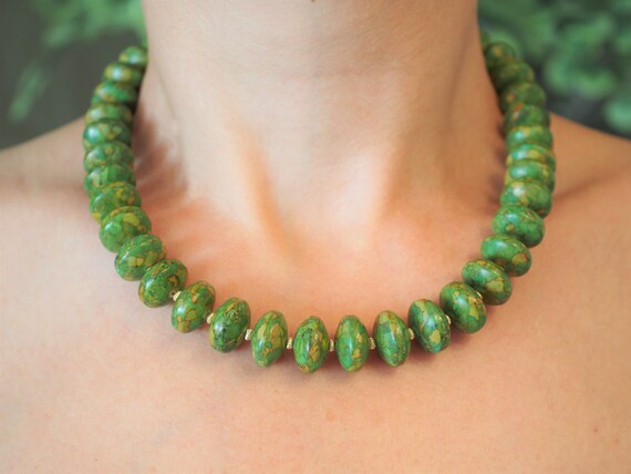 Green turquoise best sale necklace