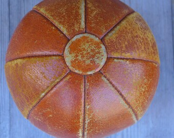 ヴィンテージレザーメディシンボール 2kg - Etsy 日本