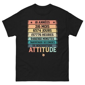 T-shirt Anniversaire 18 Ans Citation Drôle Anniversaire
