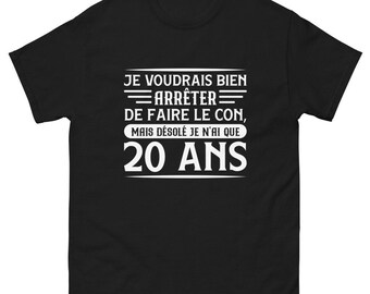 T-shirt Anniversary 20 Years humor