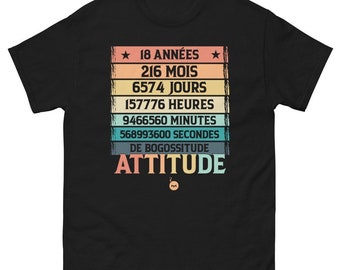 T-shirt Birthday 18 Years Quote Funny Birthday