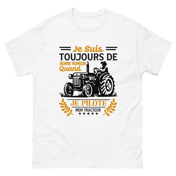 Tractor T shirt Organic Men Women T shirt Humor T shirt Fun T