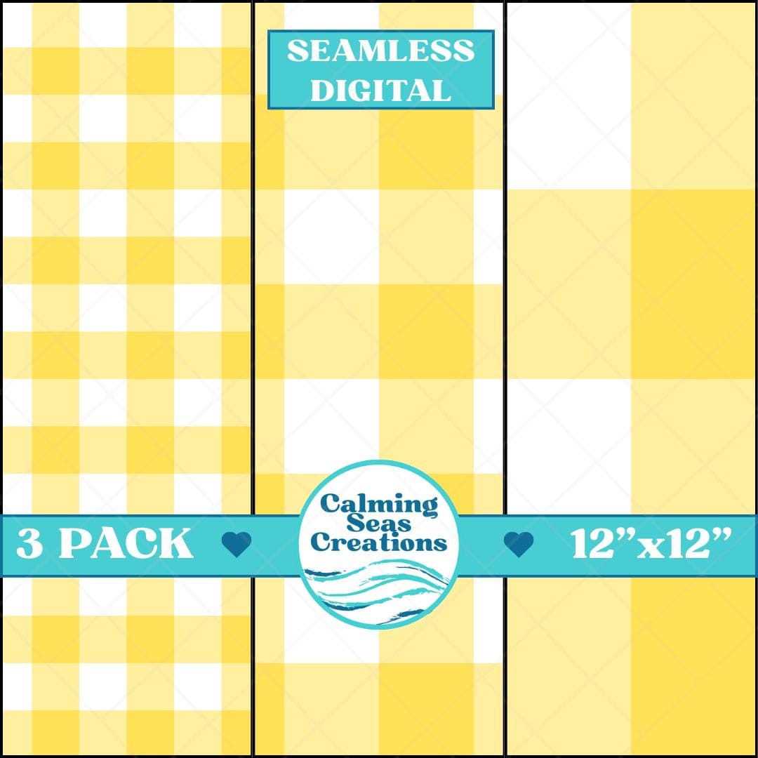 Gingham Plaid Seamless Digital Paper Pattern PNG Fabric Surface Design ...