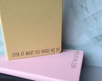 Funny Engraved A5 Lined Journal – Witty Quote Notebook