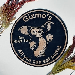 Gizmo Halloween Sign, Halloween Decoration