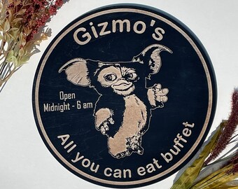 Gizmo Halloween Sign, Halloween Decoration