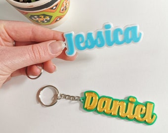 Personalisierter Namen Schlüsselanhänger - 3D Druck