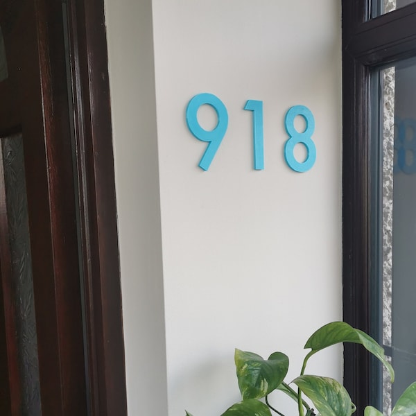 Custom house numbers, Name, Postcode, Eircode - 3D printed