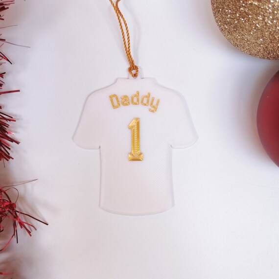 Personalised Christmas decoration Sports/football jerseys - 3D printed
