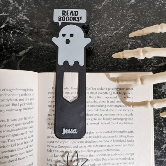 3D Printed Ghost Bookmark: Personalized Name