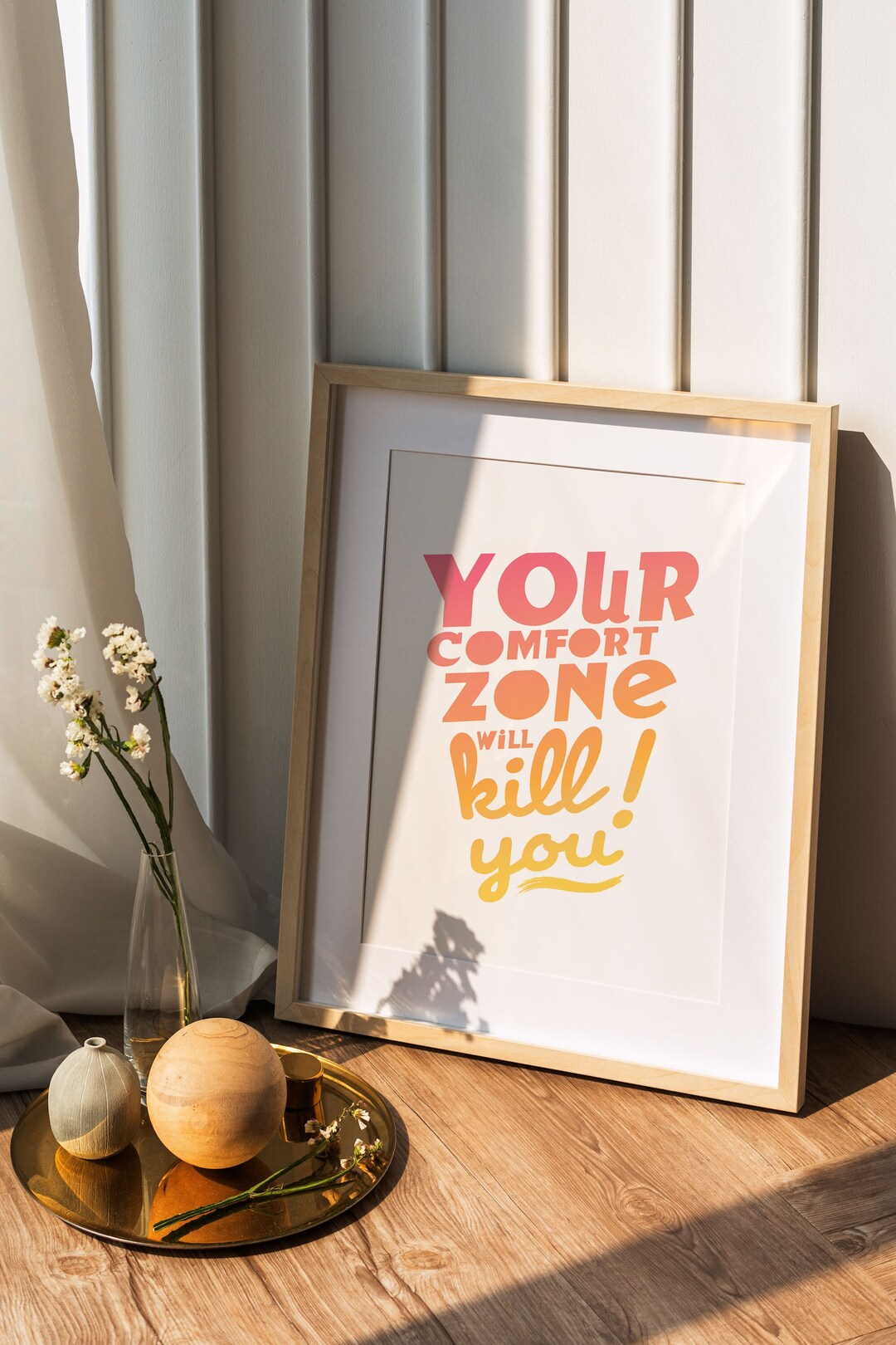Wall Art Prints, Printable Popular Wall Poster. Your Comfort Zone Will