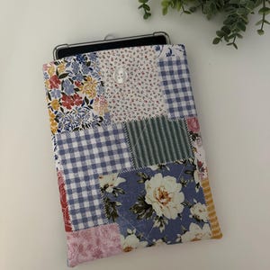 Kindle Multicolor Patchwork Handmade Quilted Sleeve Kindle Sleeve, Kindle Cover, Kindle Protection, E-Reader Sleeve Case, Kobo Libra Sleeve