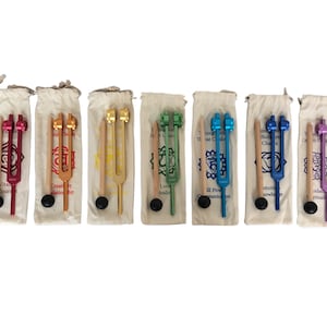 Inuk - Professional Chakra Tuning Fork Set with stand - 8 pieces - including soul purpose